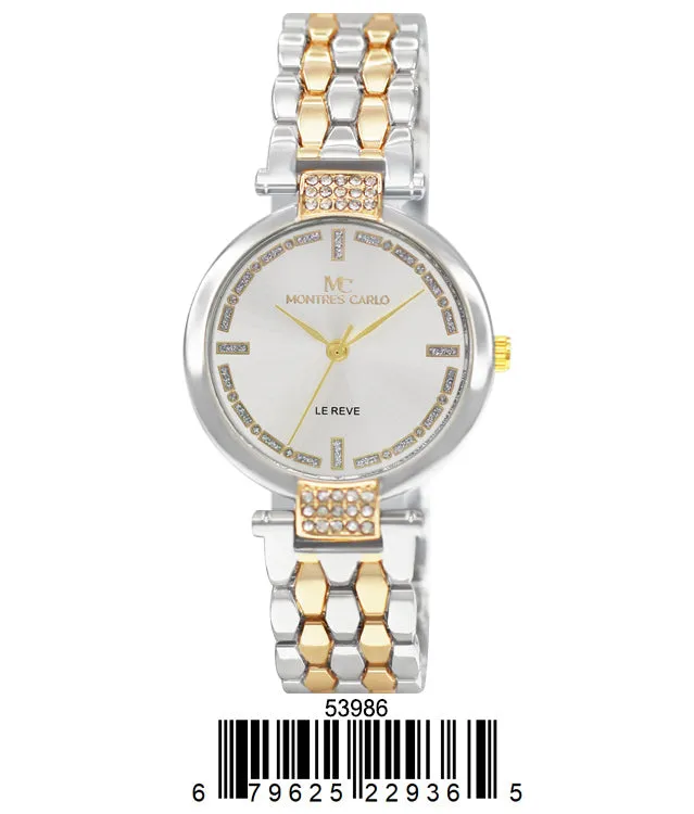 5398 - Montres Carlo Gold Bracelet Watch