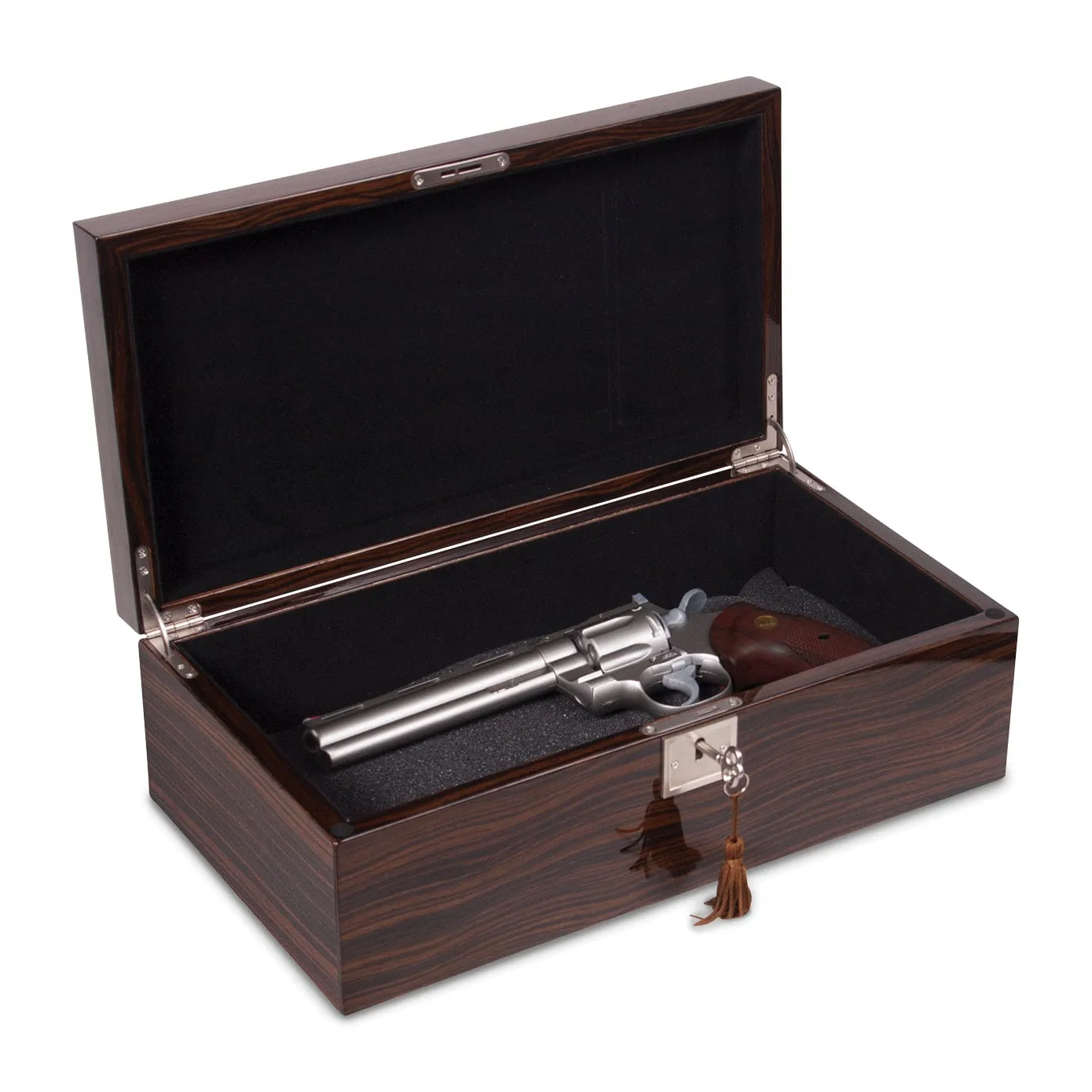 Ebony Veneer Multi Use Locking Collector Box