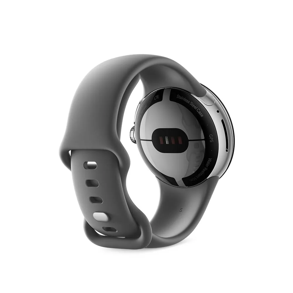 Google Pixel Watch, (Wi-Fi), silver/charcoal