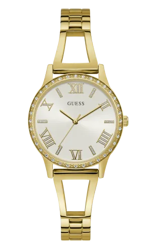 Guess Ladies Gold Analog Watch - W1208L2