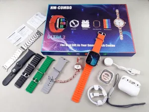 HM-Combo Ultra 2 Smart Watch   Airpods