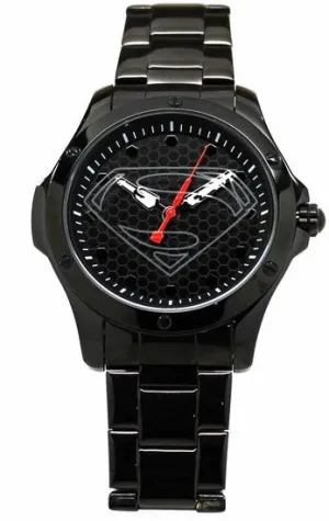 Man of Steel Superman Hope Black Stainless Steel Limited Edition Watch (MOS 8015)